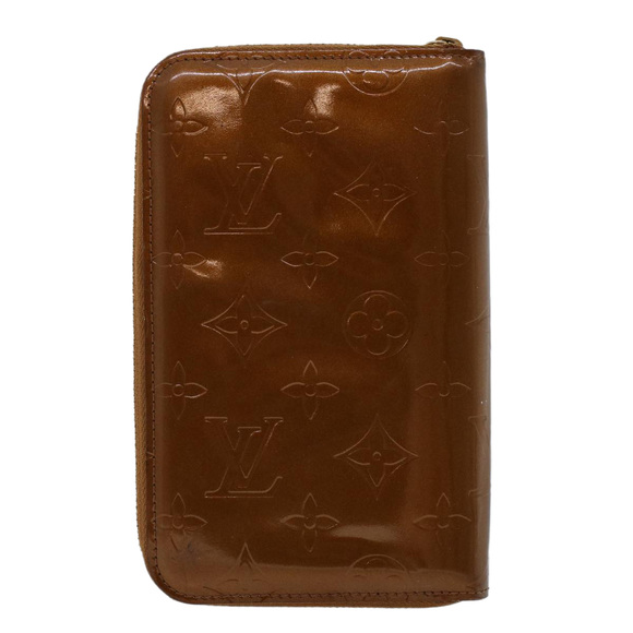 LOUIS VUITTON Monogram Vernis Eldridge Long Wallet Bronze M91127 LV Auth 46300 - Picture 2 of 16